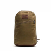 Double Compartment Bullet Ruck - Heritage Waxed Canvas - 18L