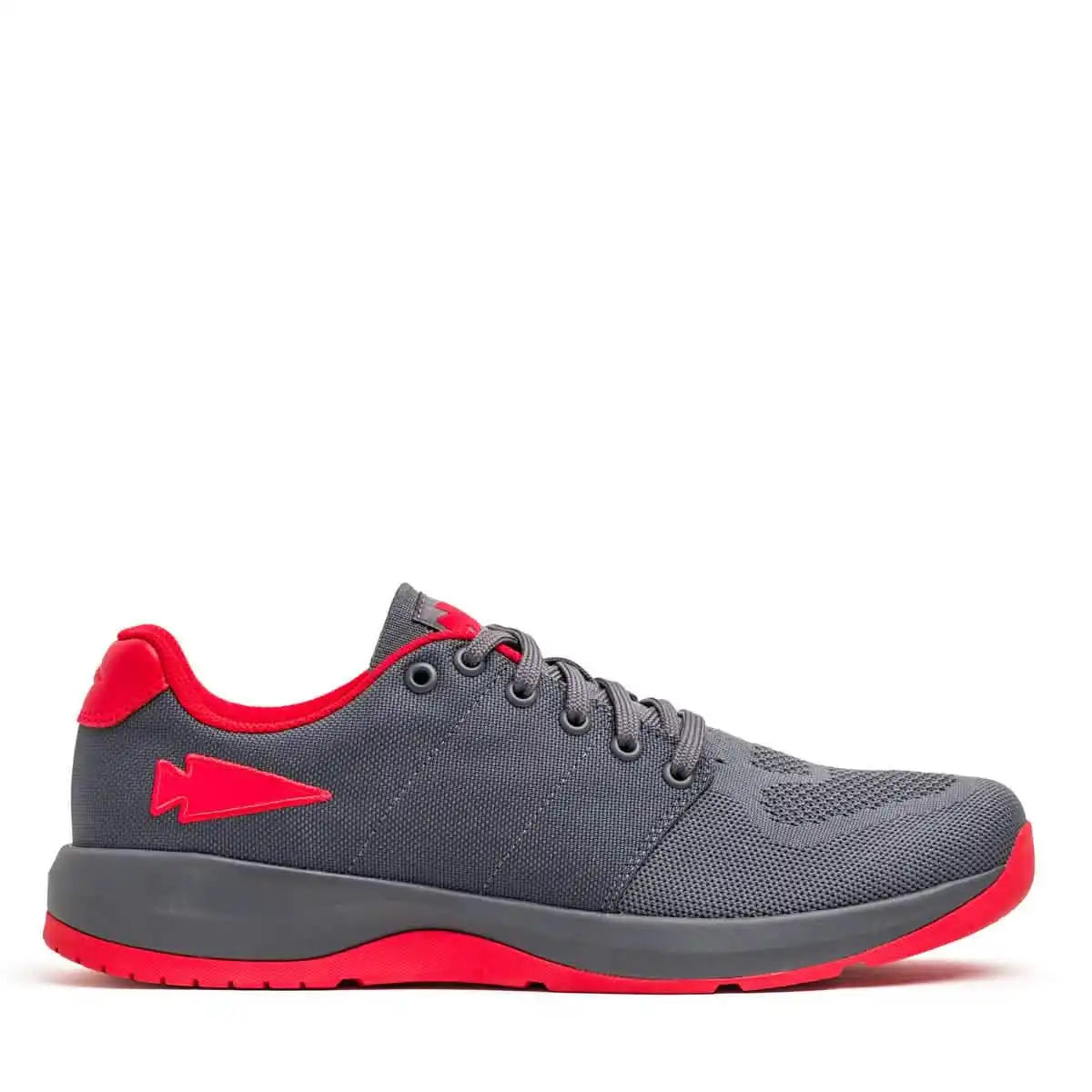 Women's Ballistic Trainers - Wolf Grey + High Risk Red