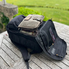 Wire Dopp - Waxed Canvas